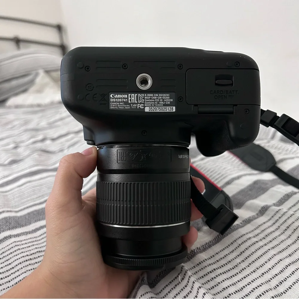 Canon EOS Rebel T7 DSLR Two Lens Kit with EF-S 18-55mm and EF 75-300mm Lenses